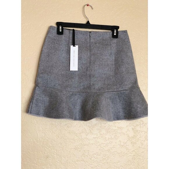 Nasty Gal Women's Gray Like It Ruffle High waisted Bodycon Skirt Size M - Picture 10 of 12